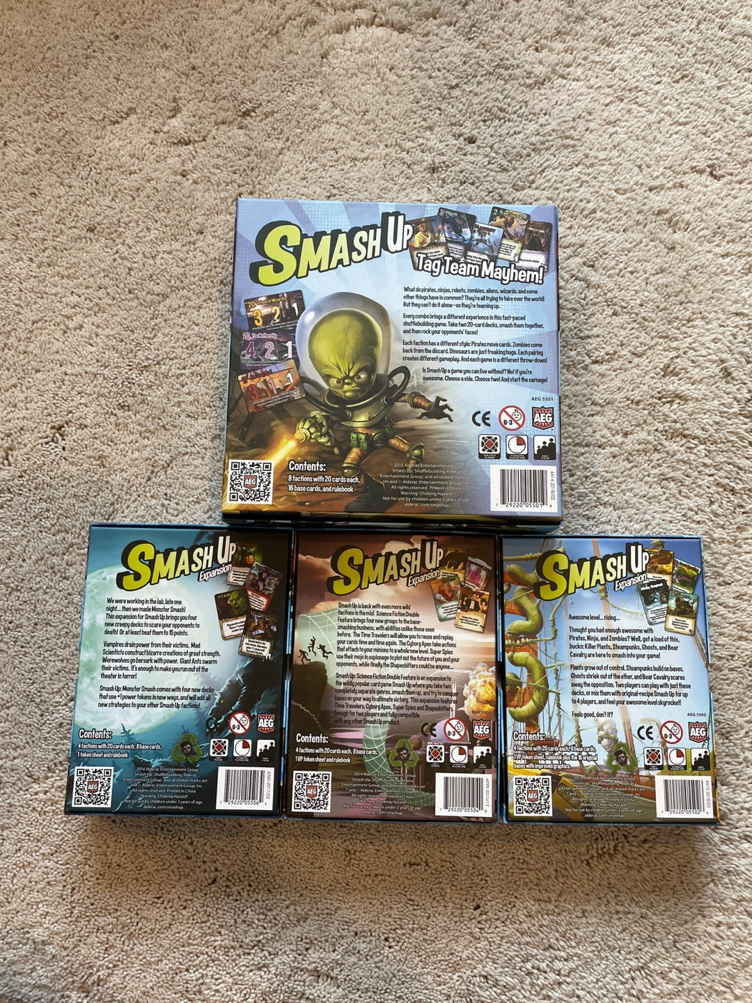 Smash Up Board Game & Expansions - photo 3