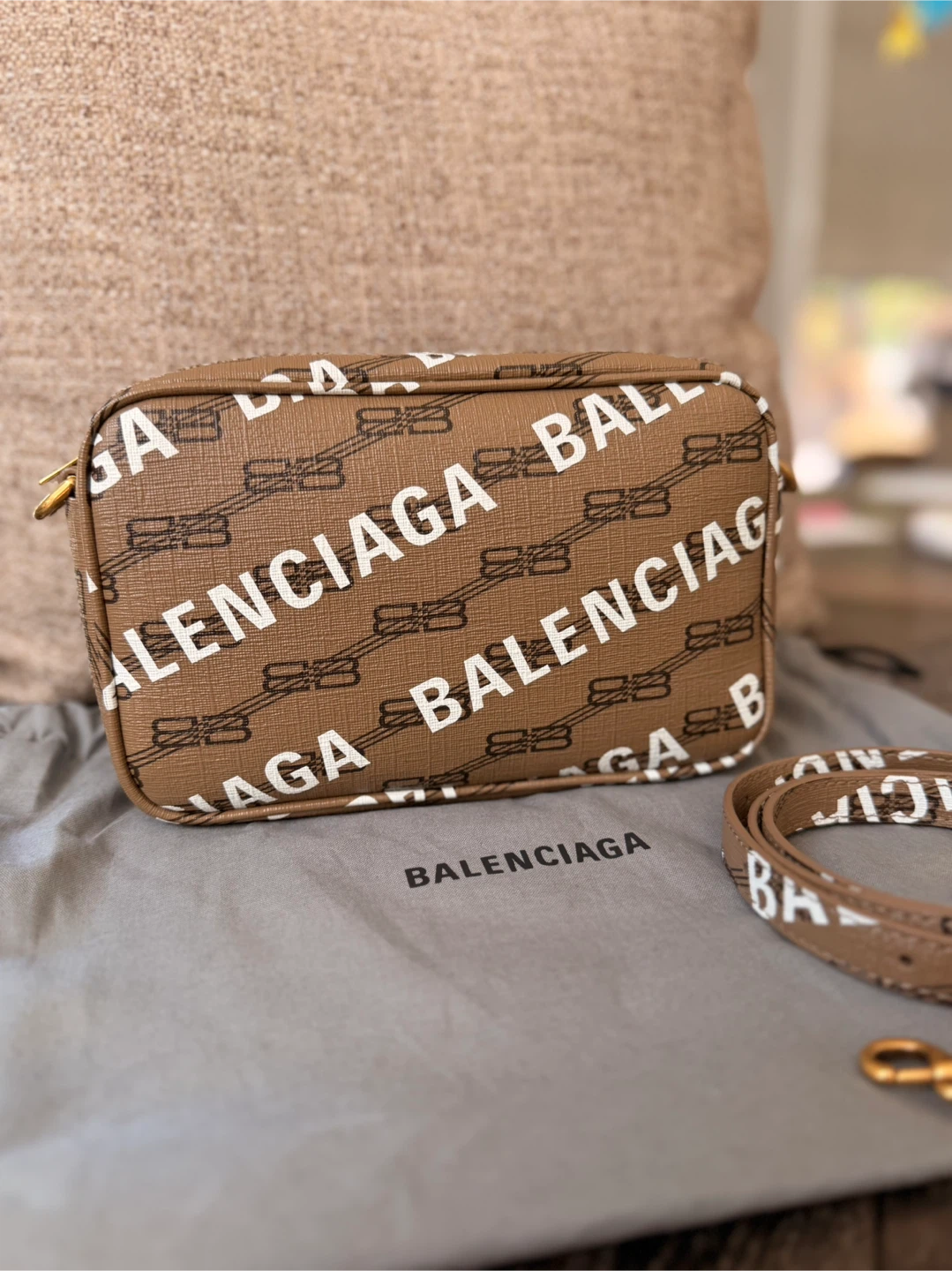 Balenciaga Monogram Camera Bag