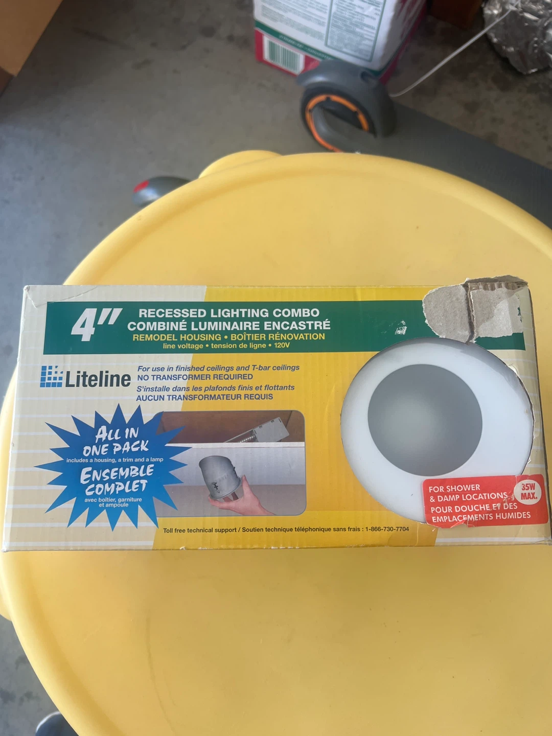 Liteline 4" Recessed Lighting Combo
