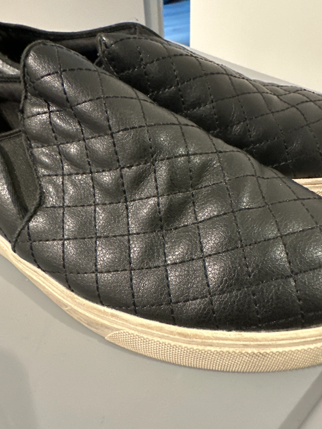 ALDO Quilted Black Slip-On Sneakers - photo 3