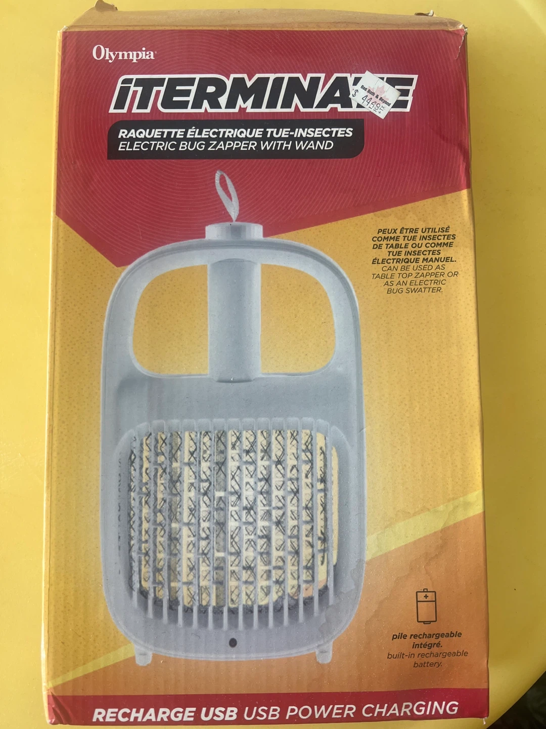 Olympia iTERMINATE Electric Bug Zapper with Wand