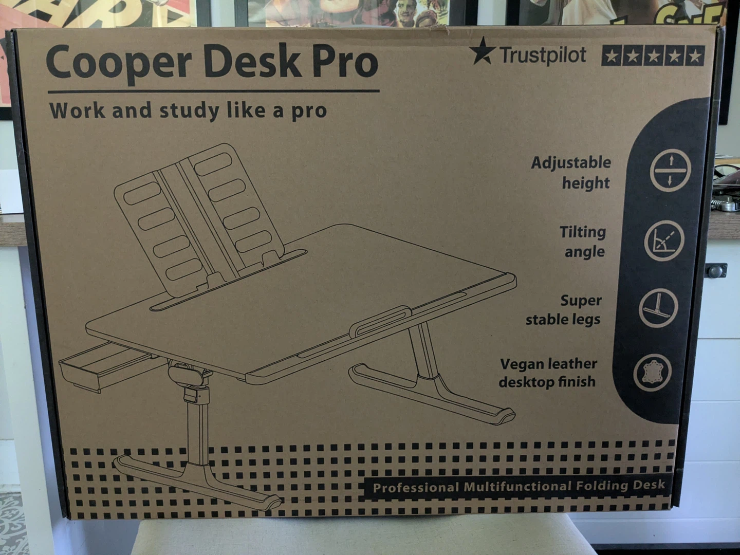 Cooper Cases Cooper Desk Pro Multifunctional Folding Desk