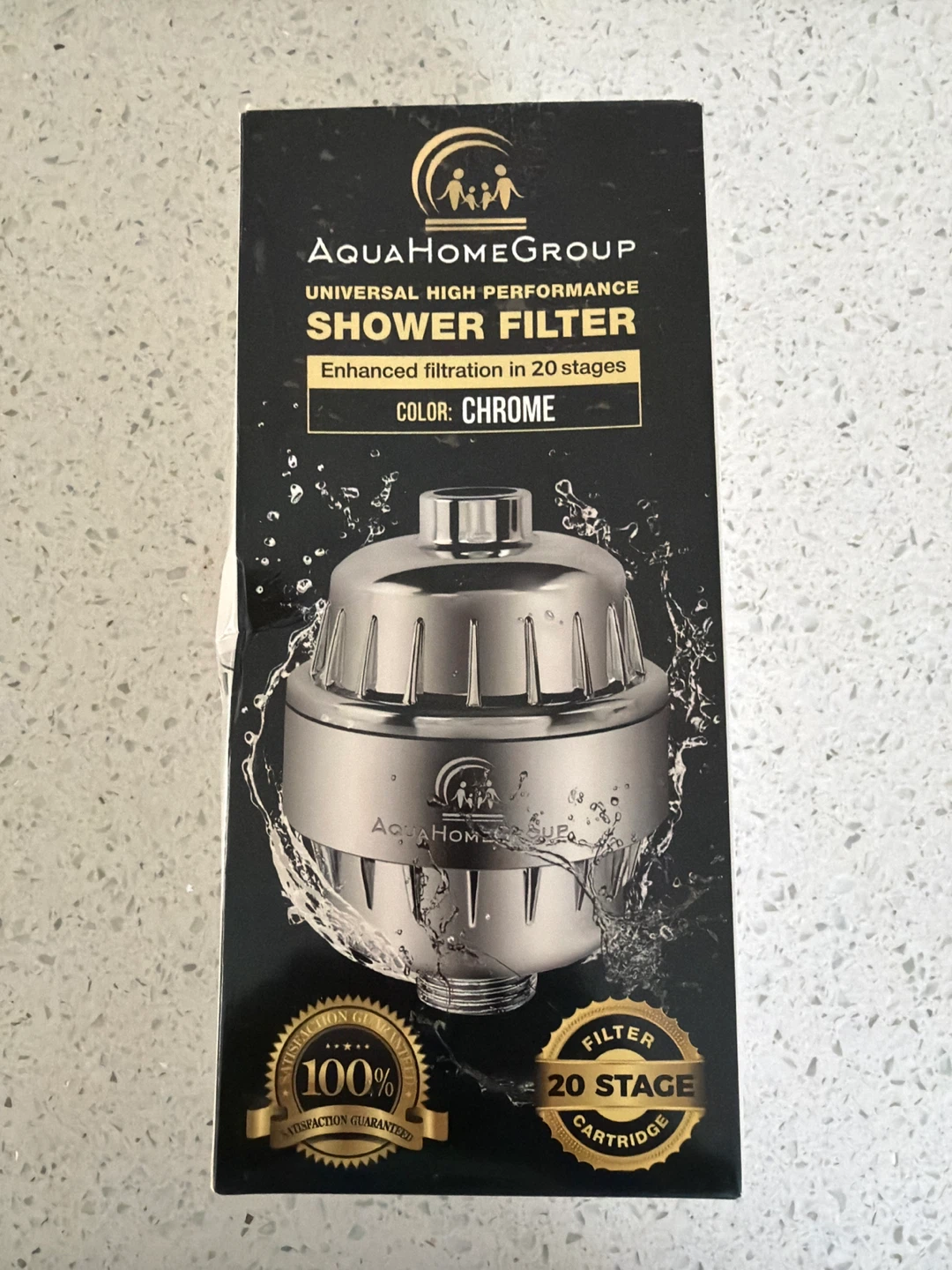 AquaHomeGroup Universal High Performance Shower Filter