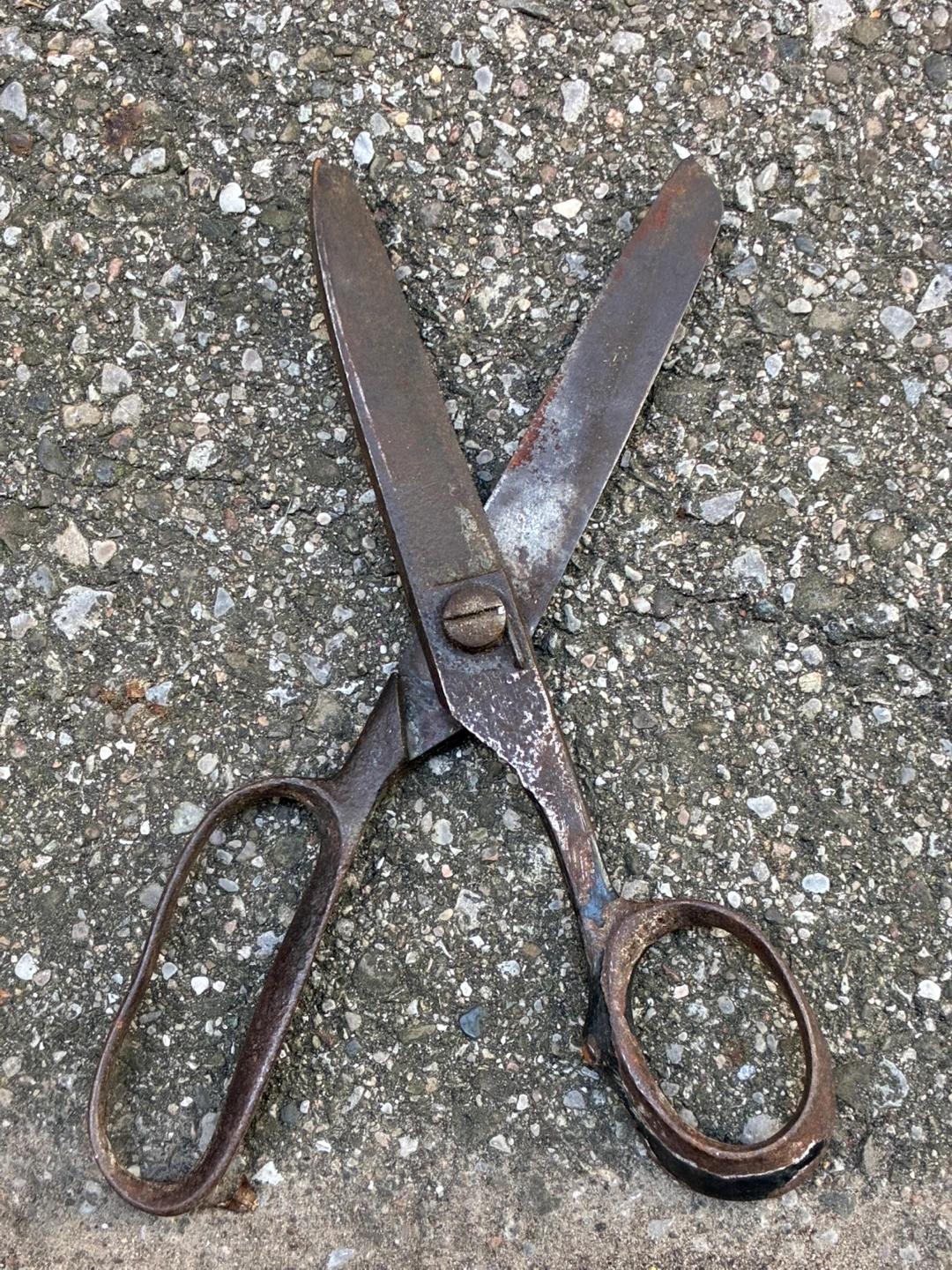 9" Vintage Compton "U-Set" Tailor Shears scissors sewing tool - photo 4