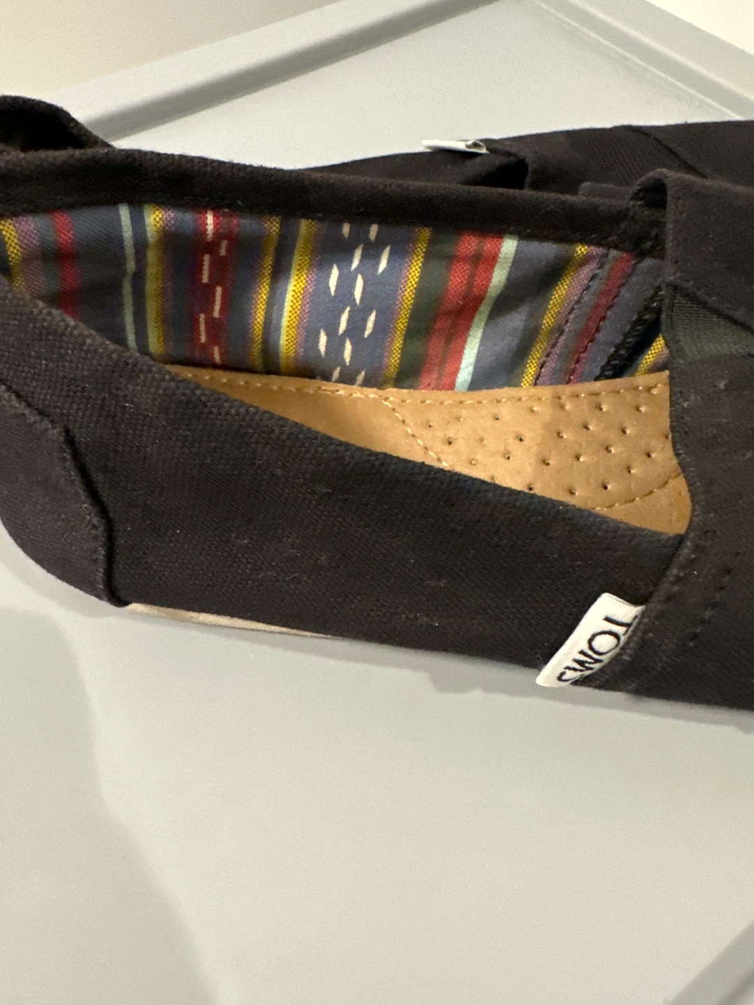 TOMS Black Canvas Shoes - photo 3