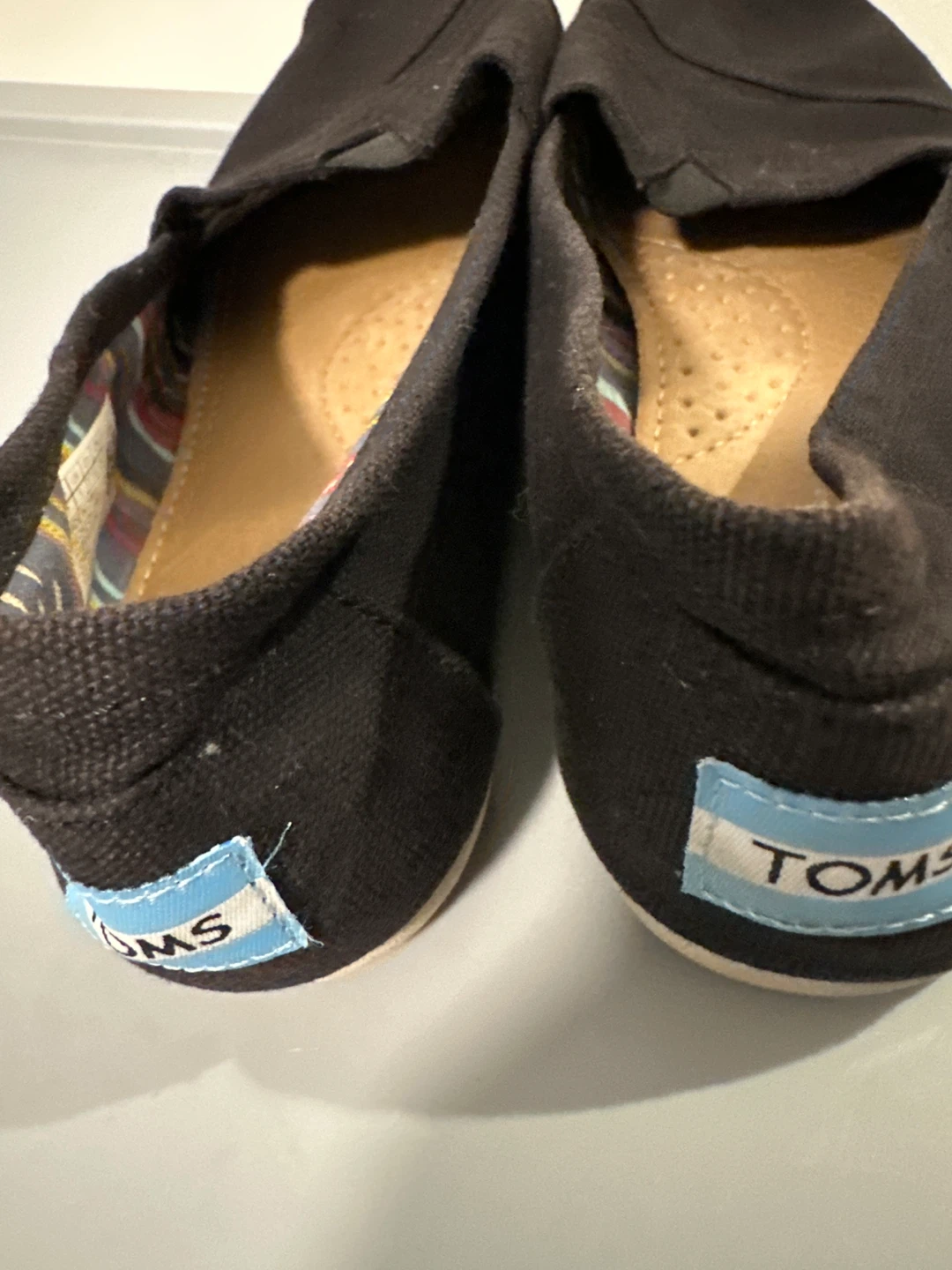 TOMS Black Canvas Shoes - photo 4