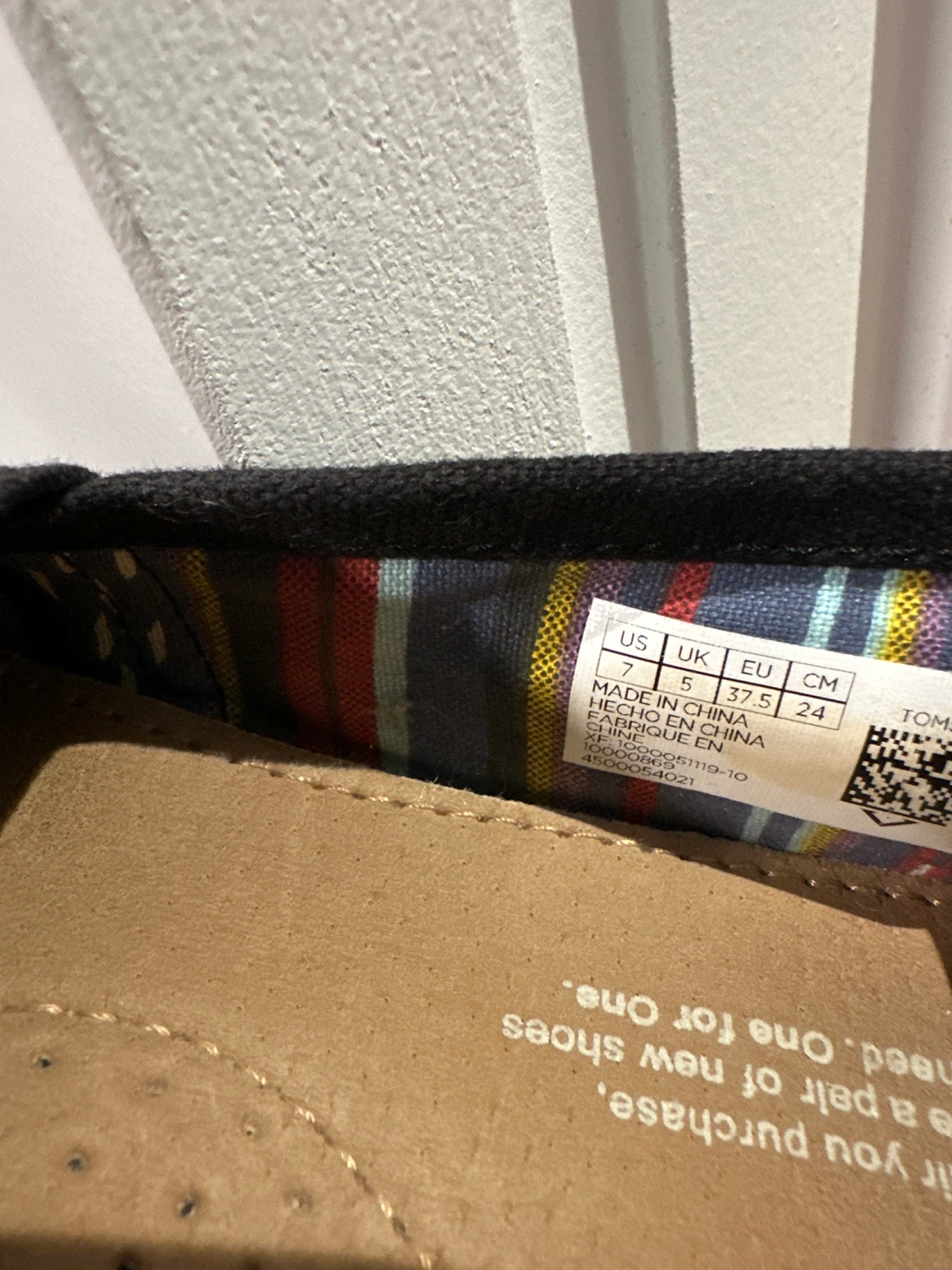 TOMS Black Canvas Shoes - photo 5