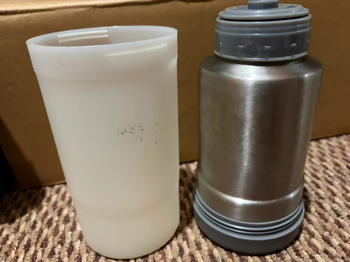 Stainless Steel Thermos with Insulated Cup - photo 2
