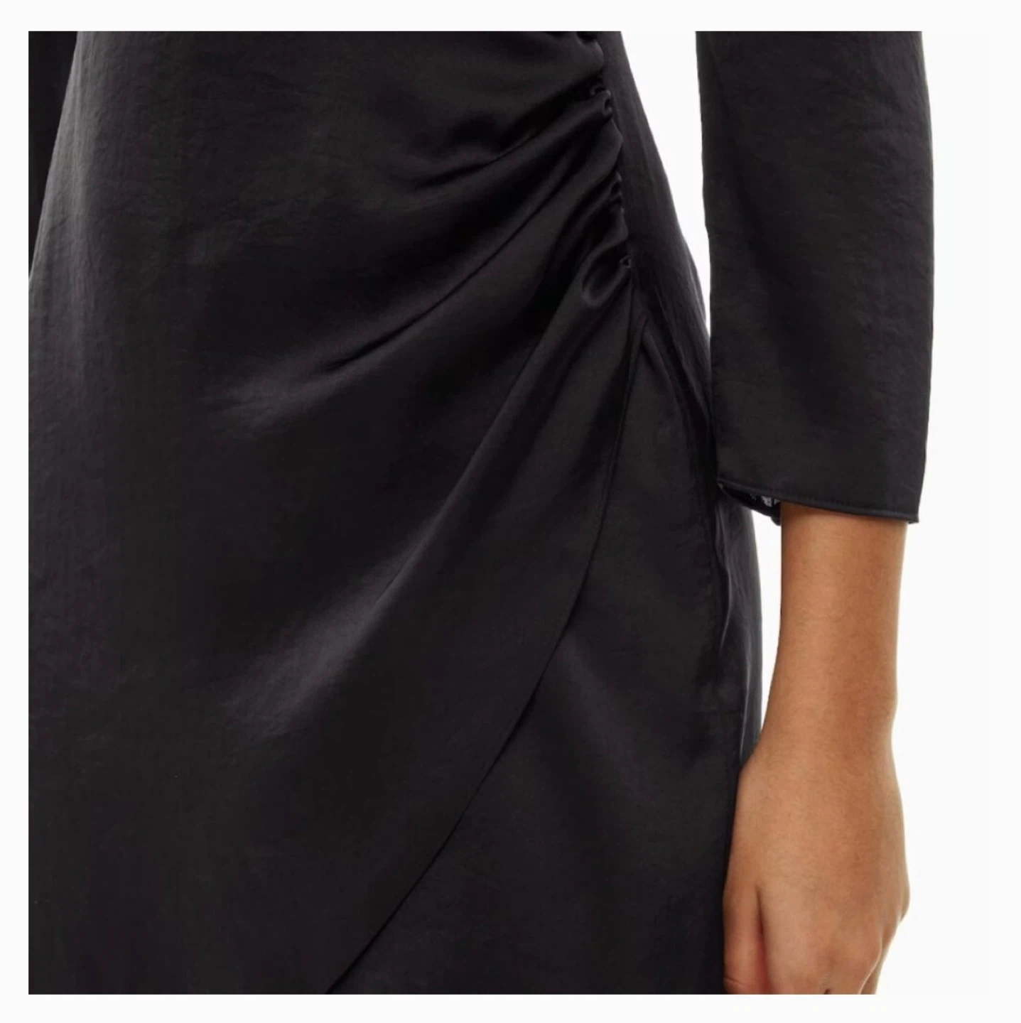 Green Wilfred Satin Dress - photo 5