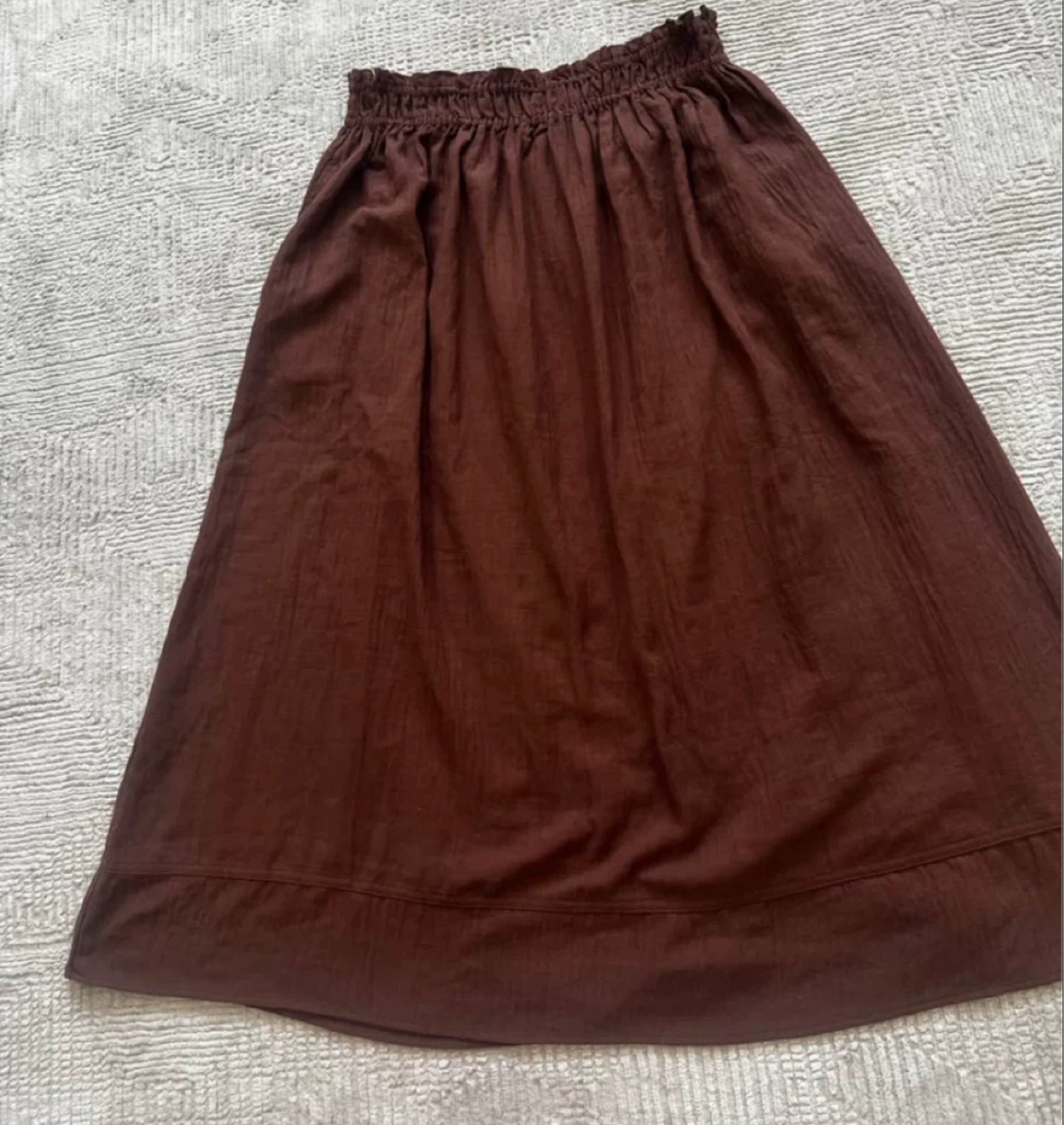 Flattering Brown Midi Skirt - photo 2
