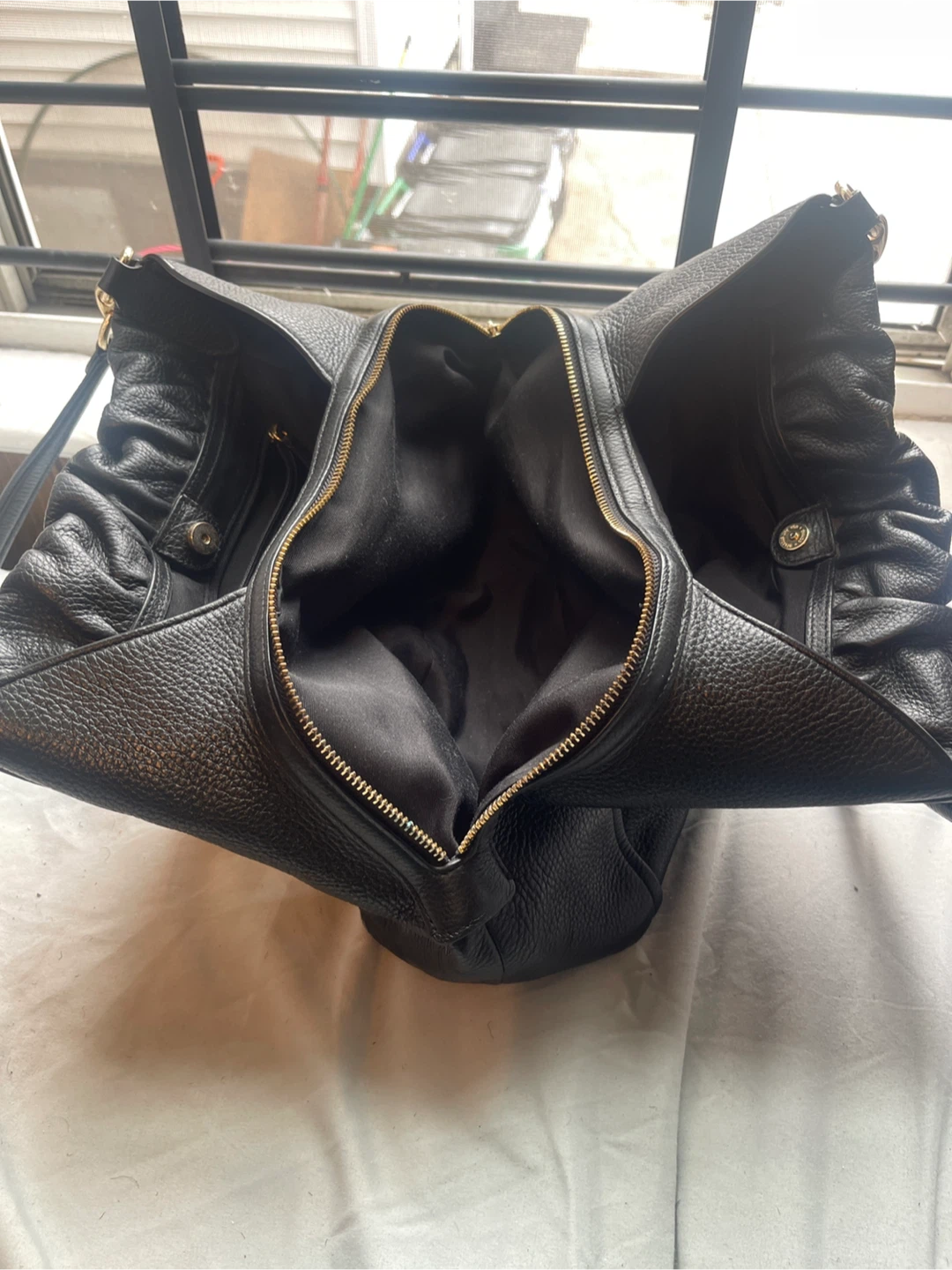 Coach Black Leather Shoulder Bag - photo 4