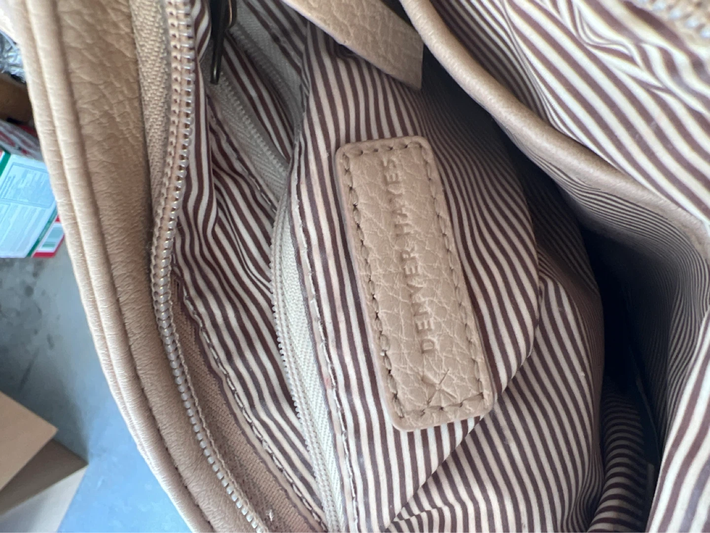 DENVER HAYES Crossbody Bag - Taupe - photo 3