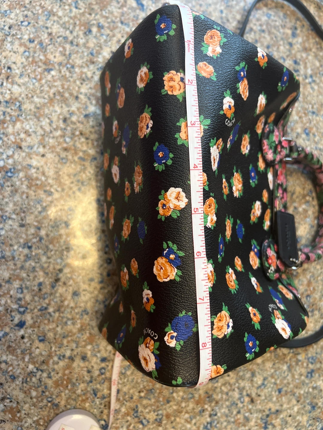 Coach Floral Print Satchel Bag - photo 5