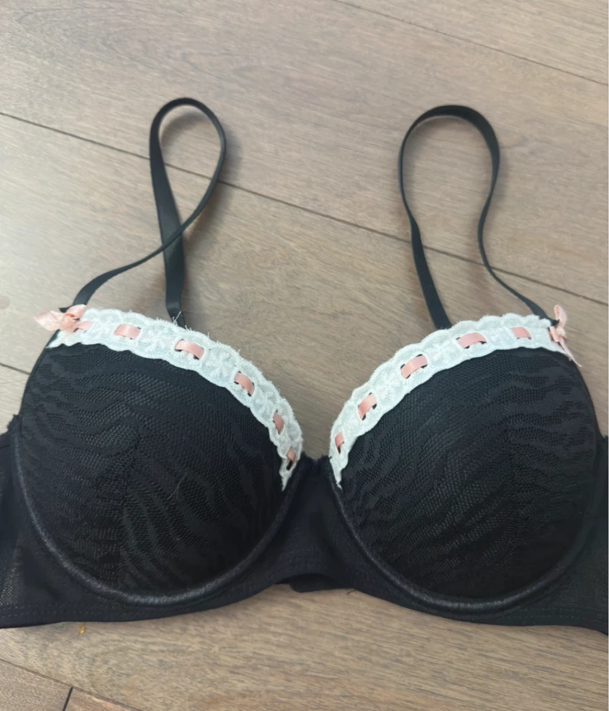 Fashion Nova Black Lace Bra