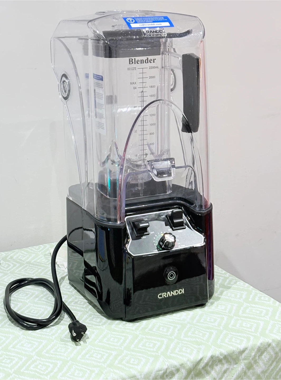New CRANDDI(K90) Commercial Blender