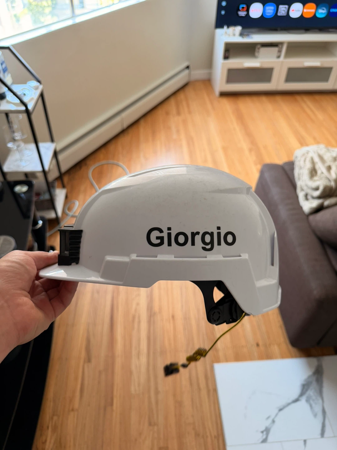 White Milwaukee Hard Hat