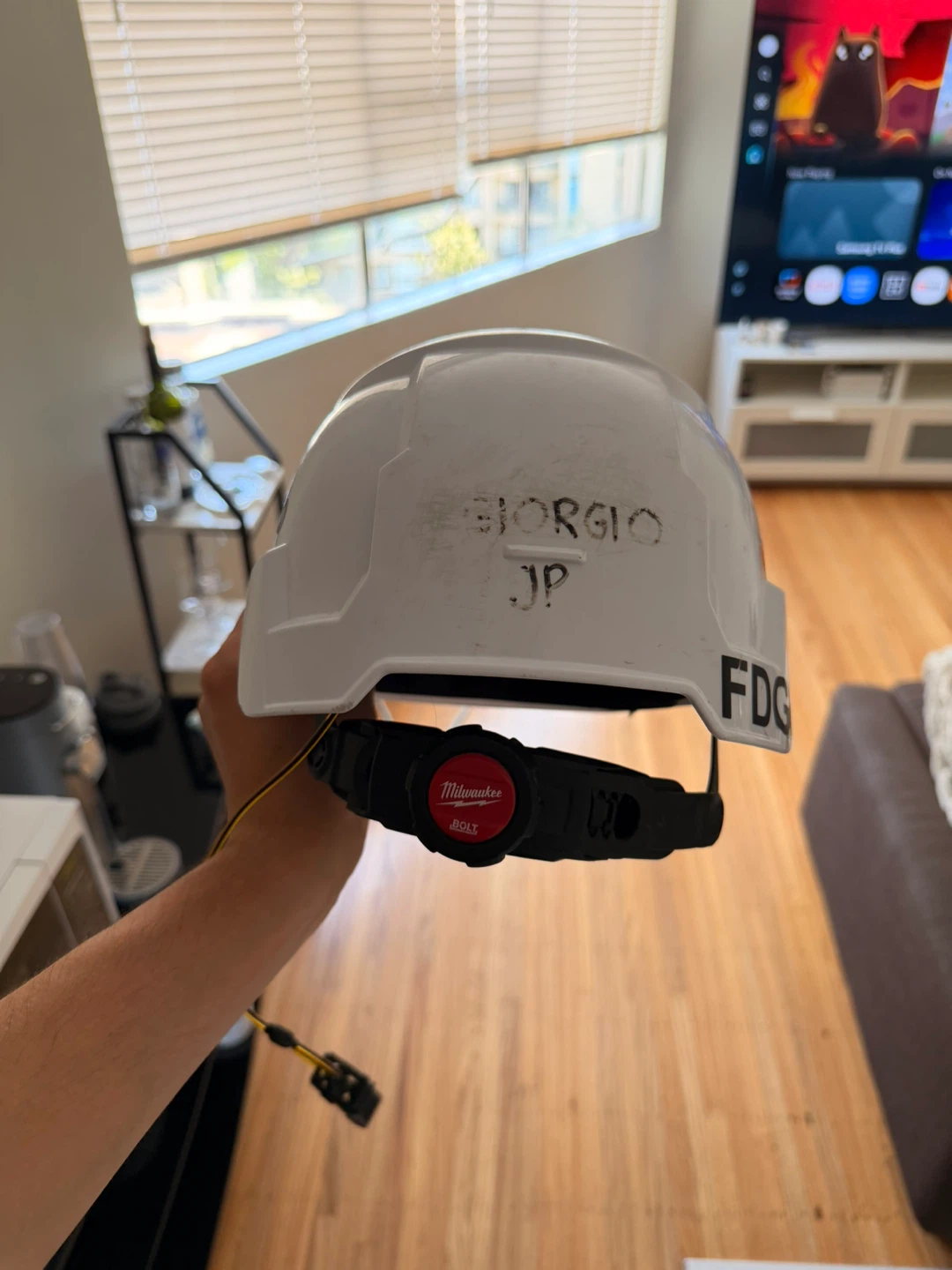 White Milwaukee Hard Hat - photo 3