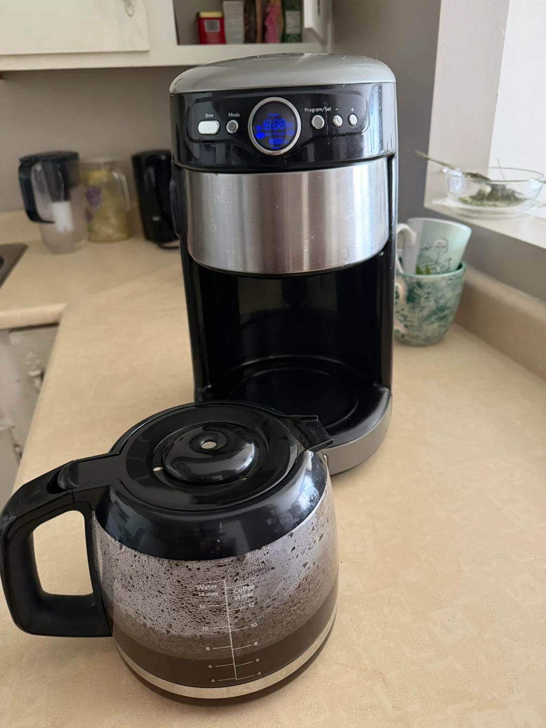 KITCHENAID KCM222CS 14-CUP PROGRAMMABLE COFFEE MAKER - photo 2
