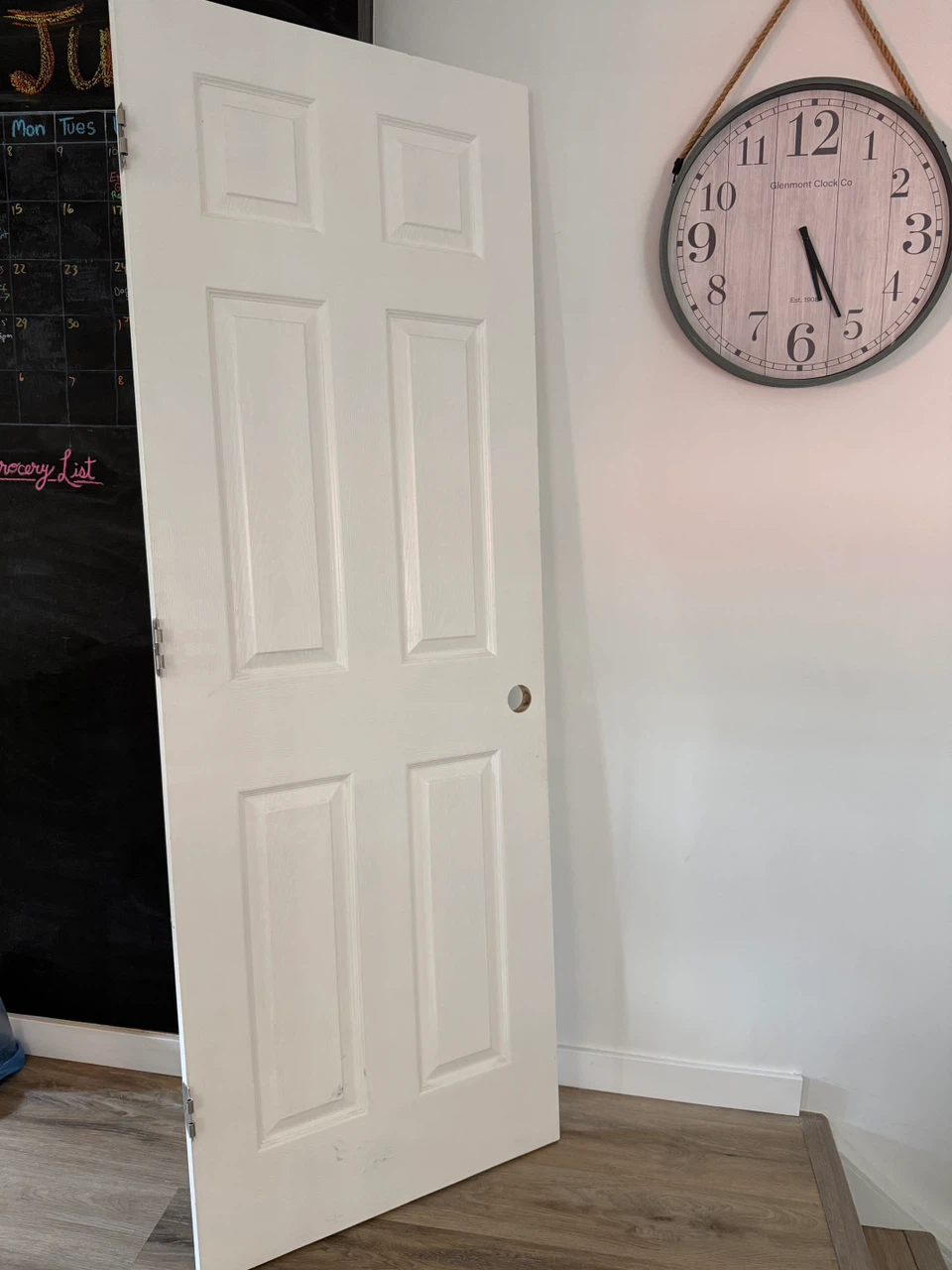 White Interior door