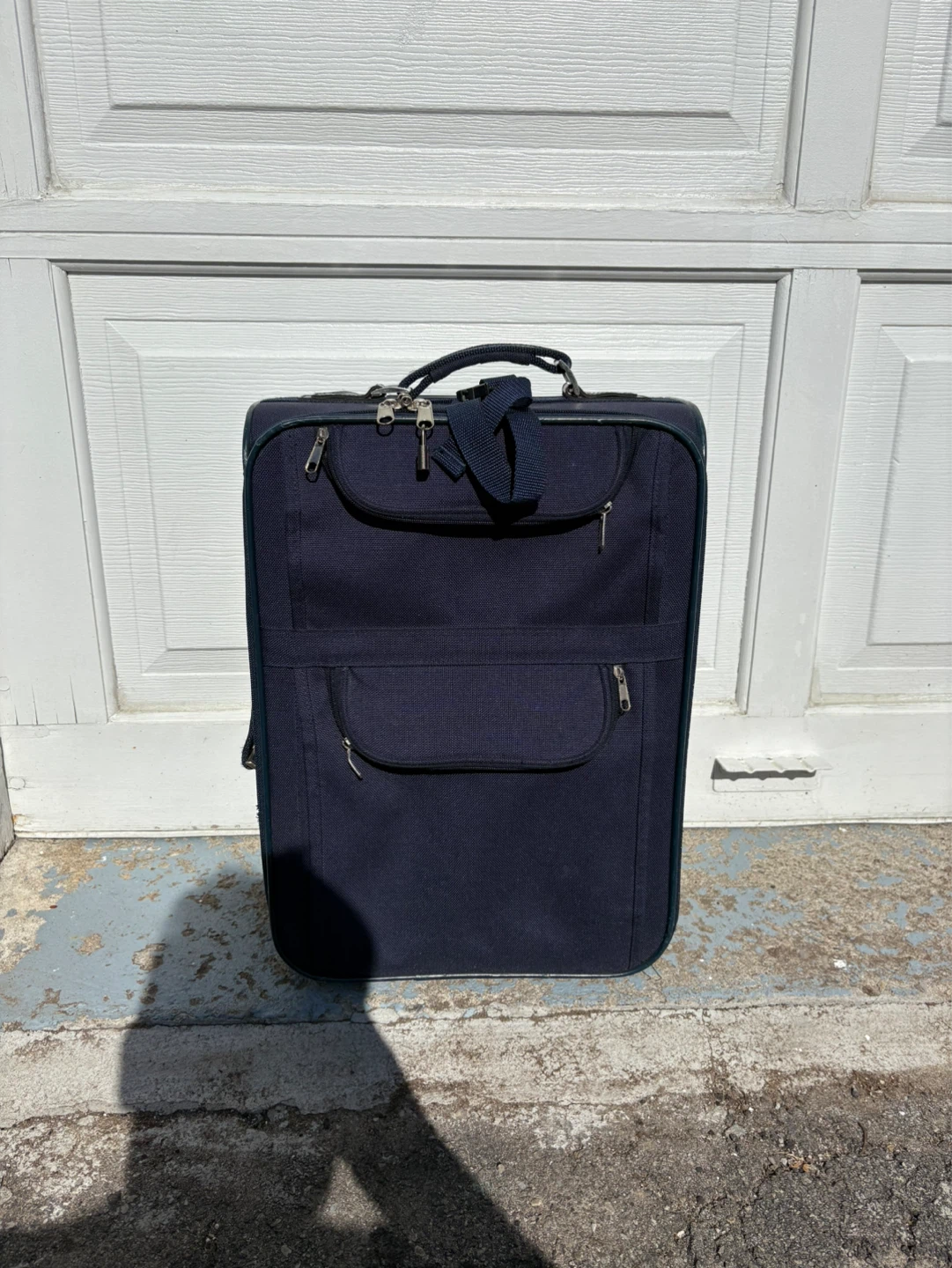 Navy Blue Rolling Suitcase - photo 3