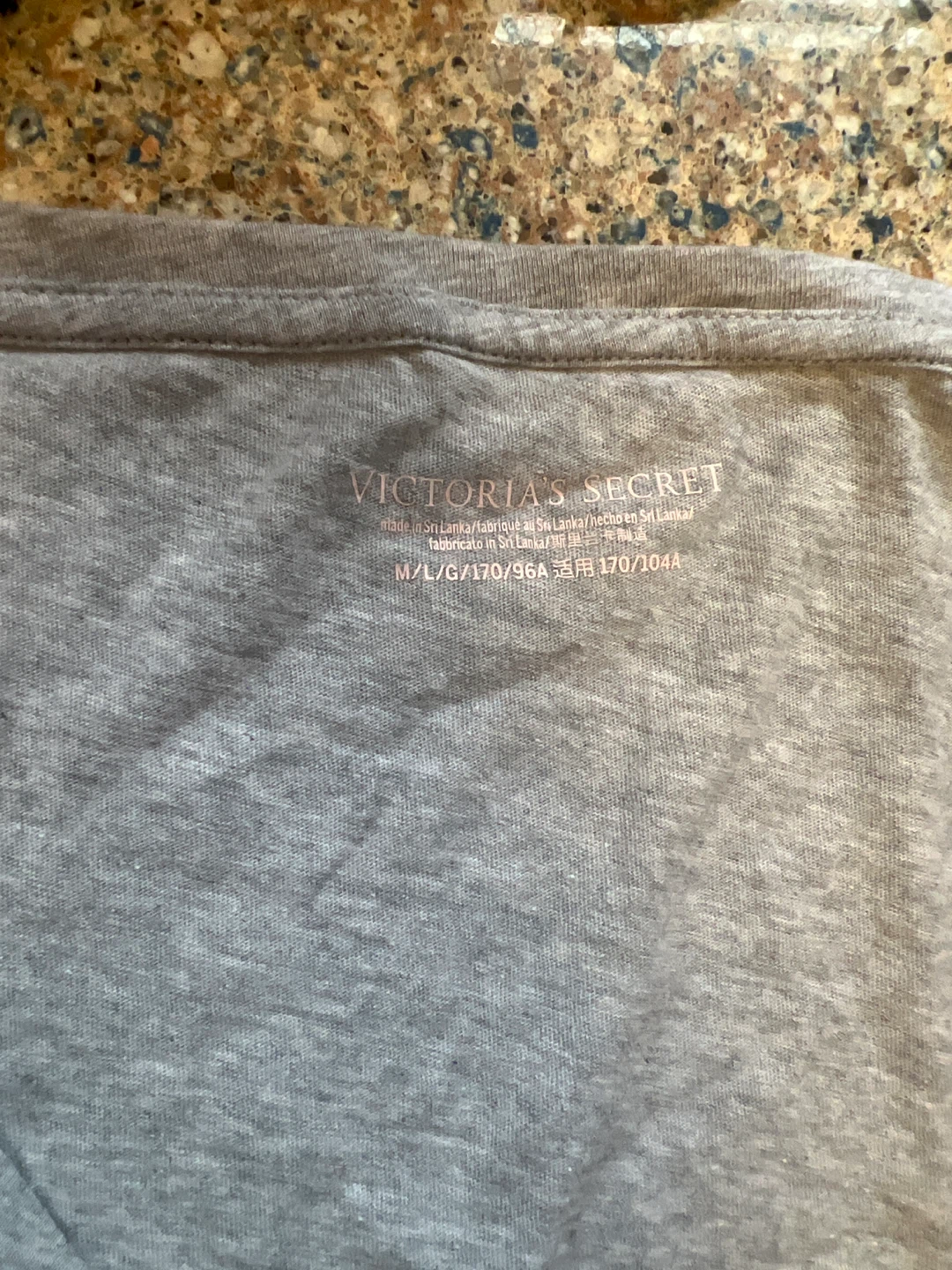 Victoria's Secret Grey V-Neck T-Shirt - photo 2