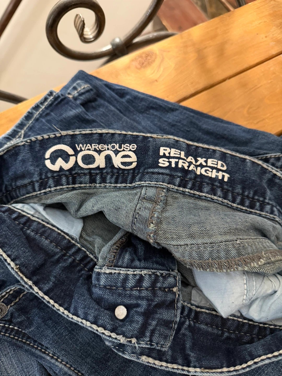 WAREHOUSE ONE Relaxed Straight Jeans 34/32 - photo 2