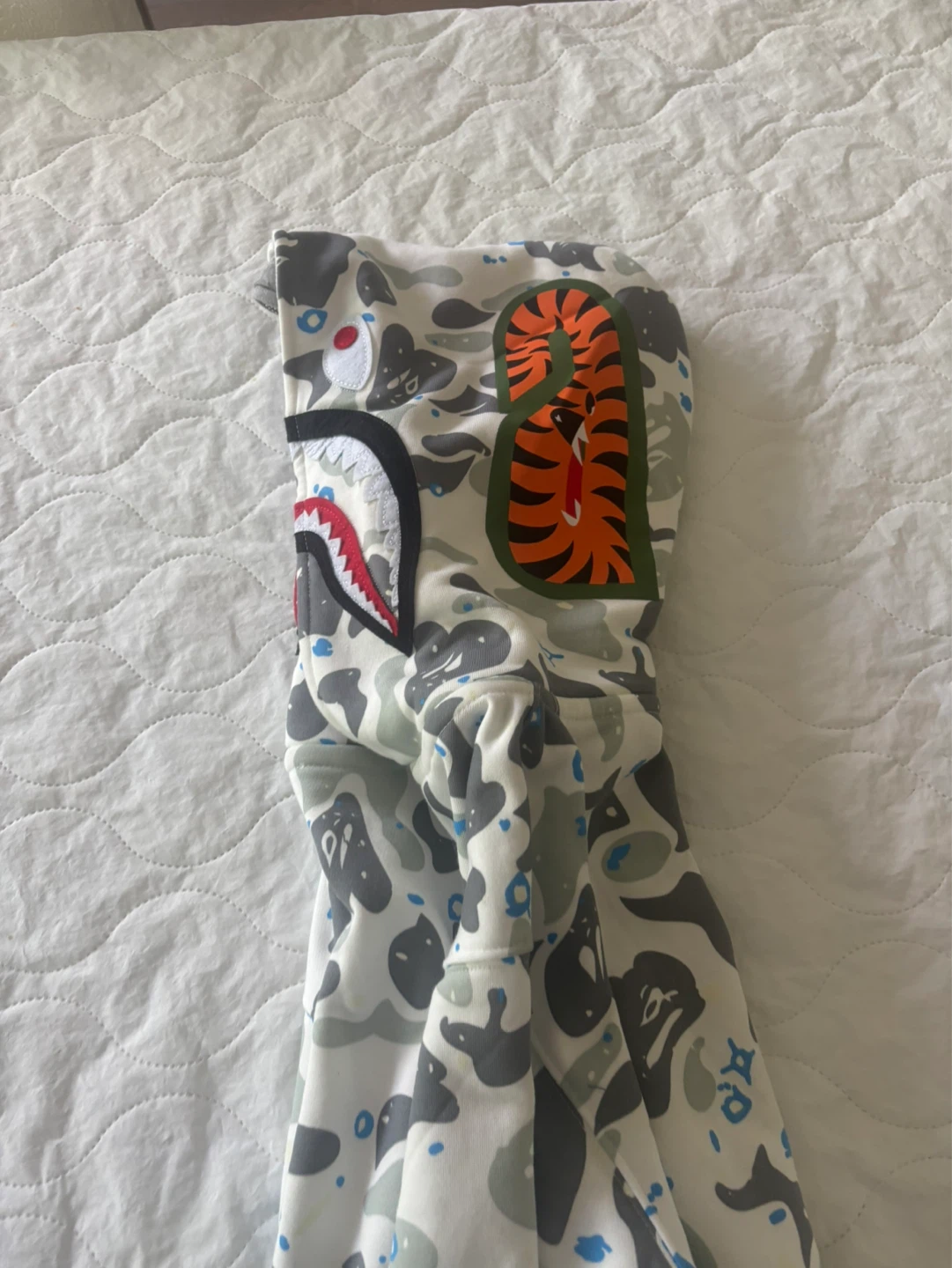 BAPE Shark Camo Full Zip Hoodie