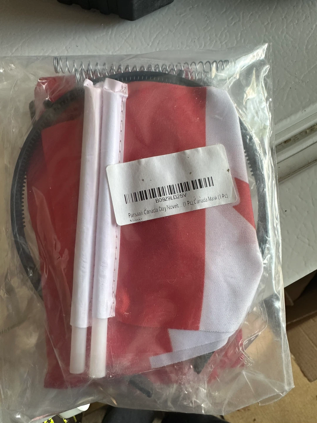 Canada Day Novelty Mask, Keychain, and Headband Set - photo 2
