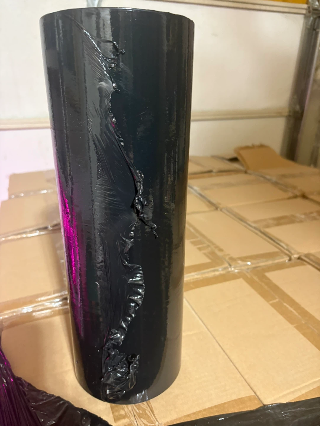Black Stretch Wrap Roll