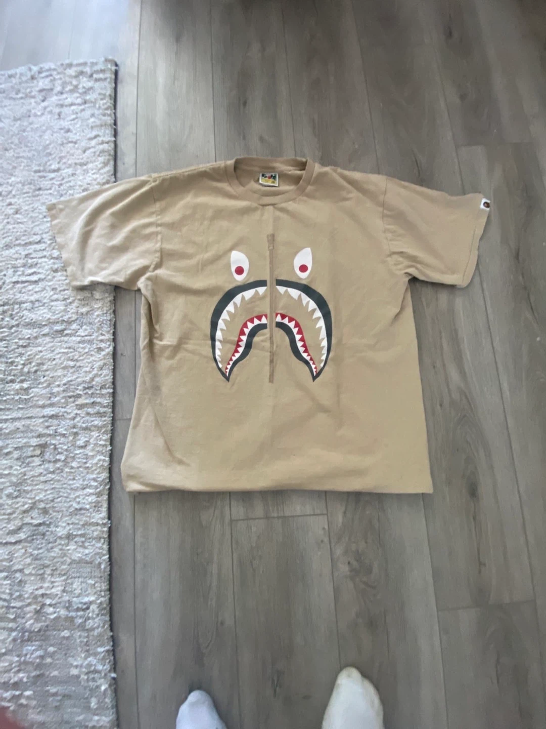 BAPE A Bathing Ape Shark Camo T-Shirt