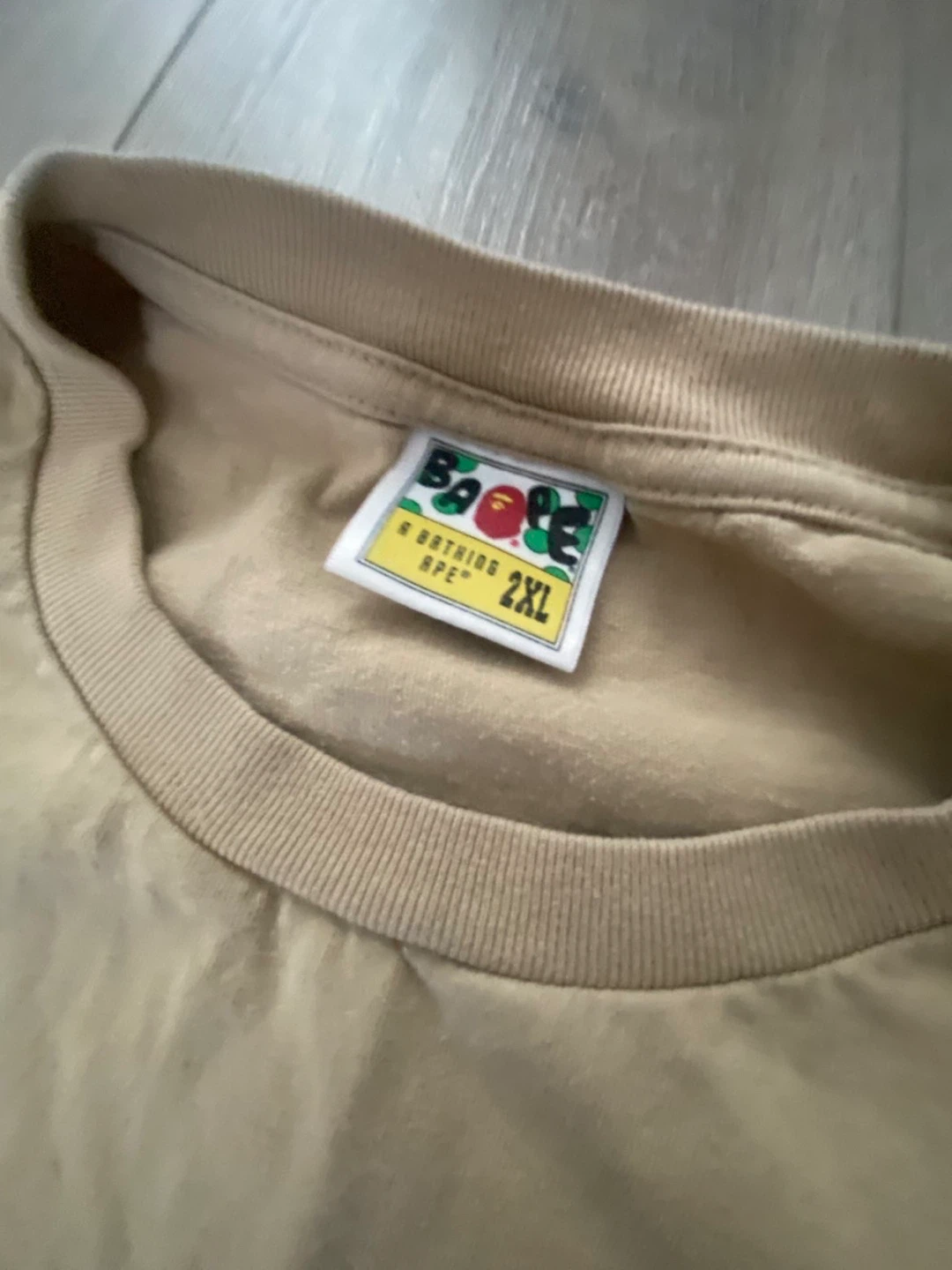 BAPE A Bathing Ape Shark Camo T-Shirt - photo 4