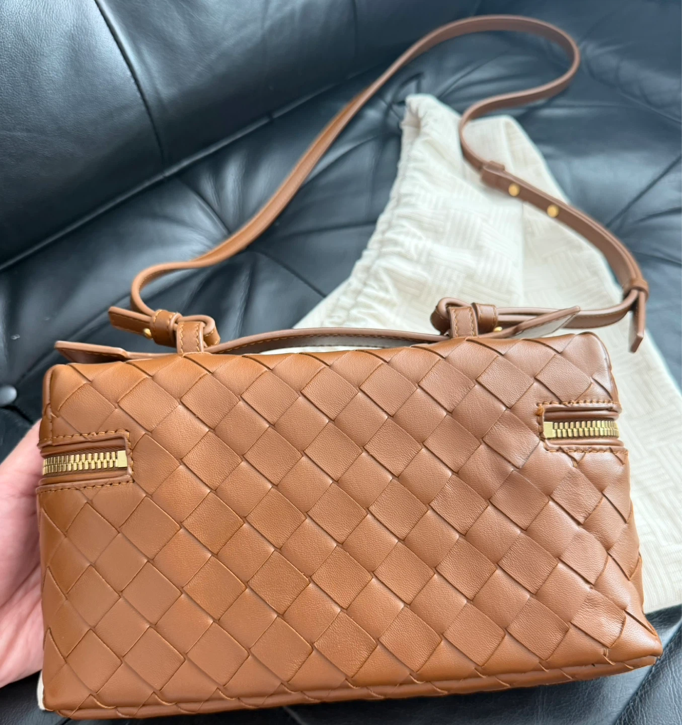 Bottega Veneta Bang Bang Vanity Case - Amber Color - photo 3