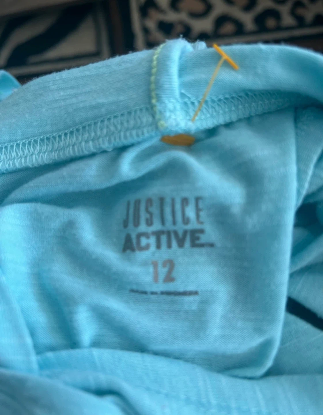 Justice Active Girls Turquoise "Gymnast" Heart Tank Top - photo 3