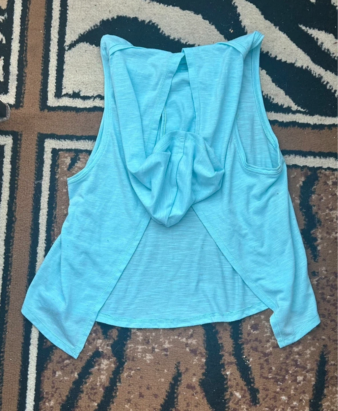 Justice Active Girls Turquoise "Gymnast" Heart Tank Top - photo 2