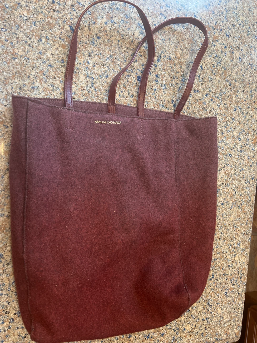 Armani Exchange Felt Tote Bag