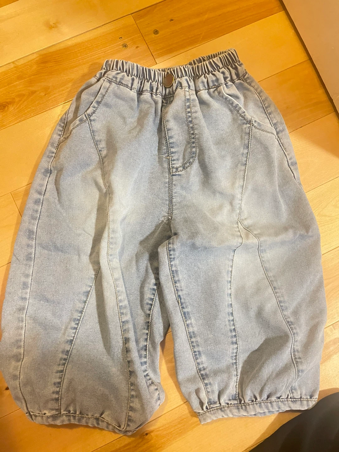 Light Wash Denim Culottes