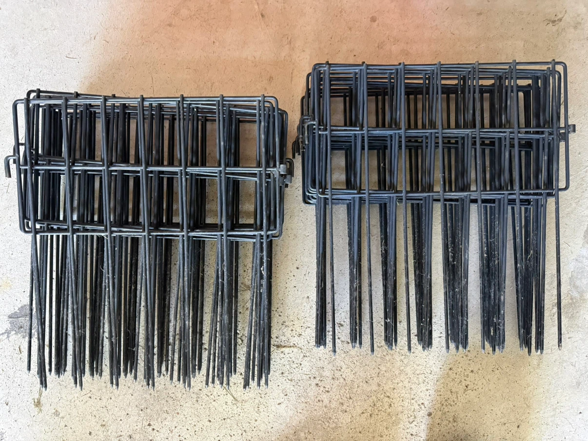 Black Metal Garden Border Fencing - Set of 2 - photo 2