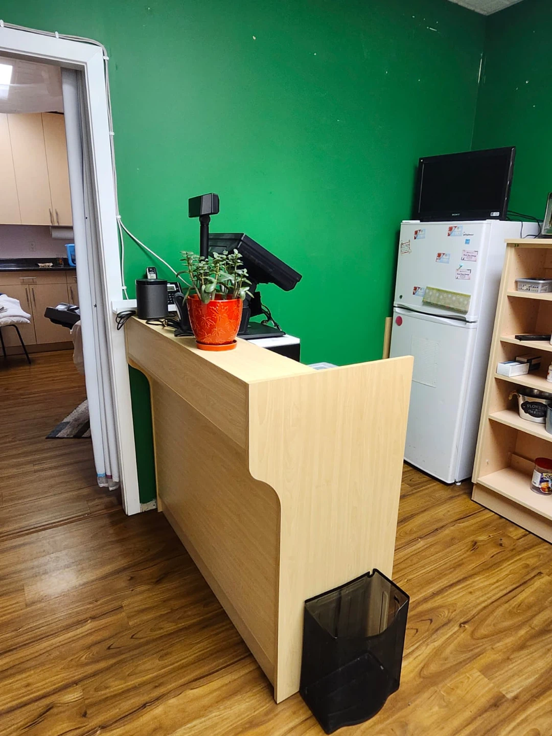 Wooden Reception Desk