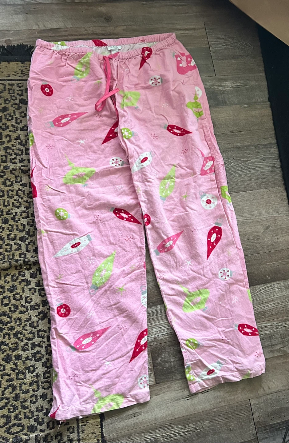 La Senza Pink Christmas Pajama Pants