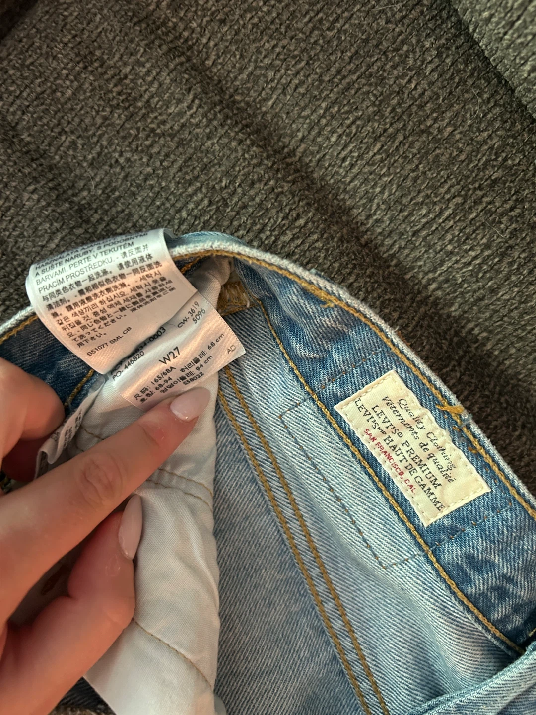 Levi's 501 Cutoff Denim Shorts - photo 2
