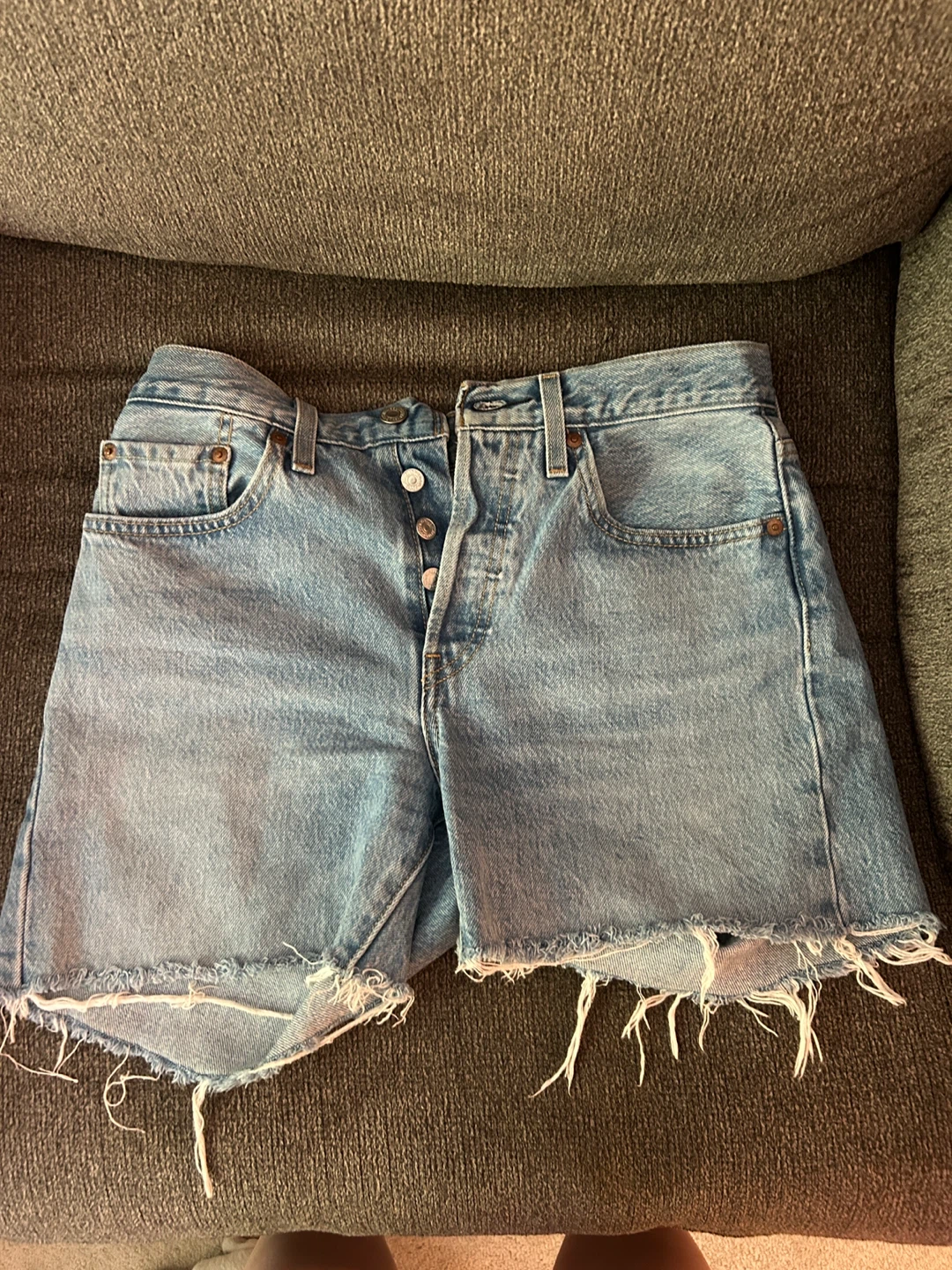 Levi's 501 Cutoff Denim Shorts