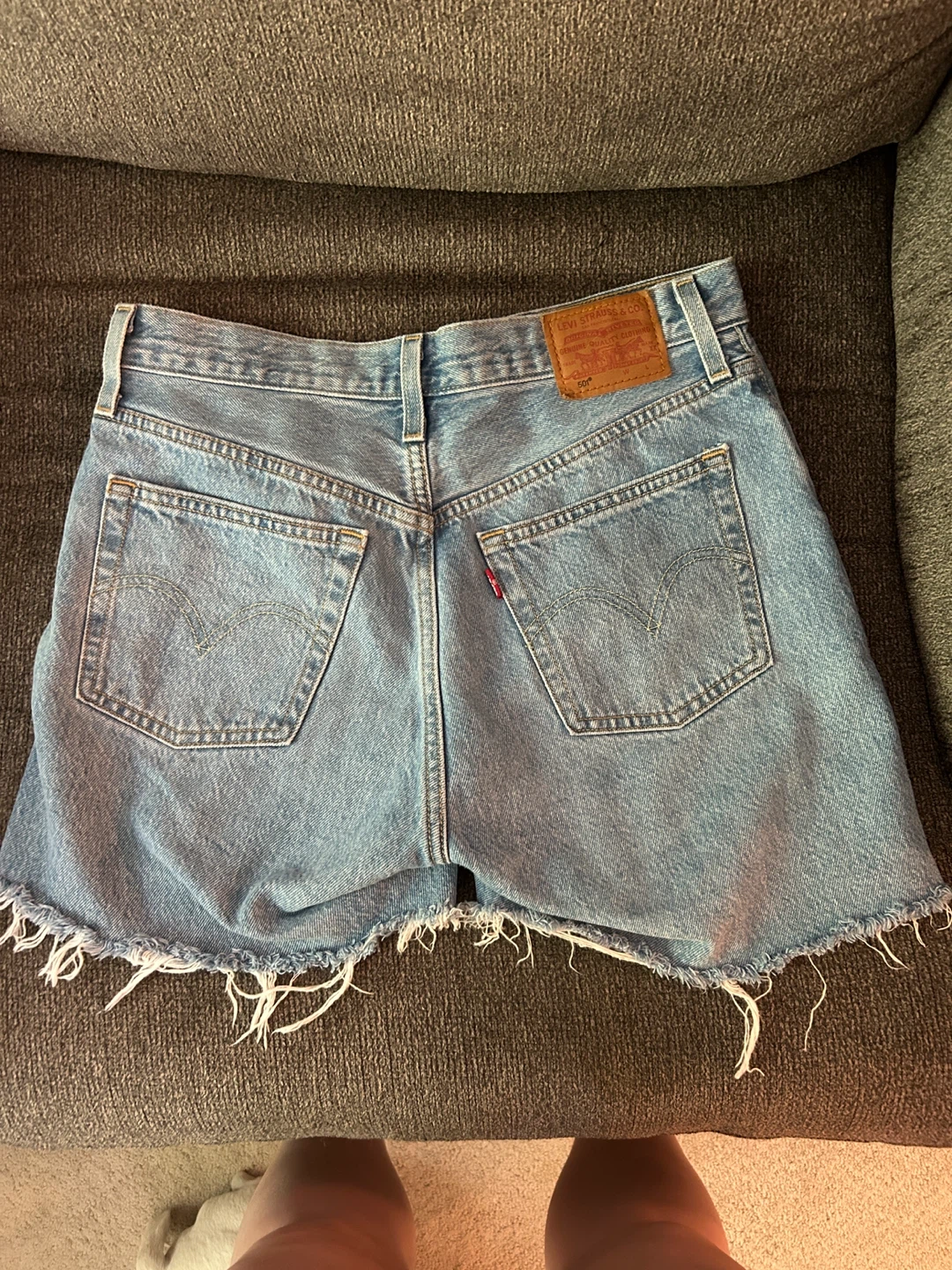 Levi's 501 Cutoff Denim Shorts - photo 3