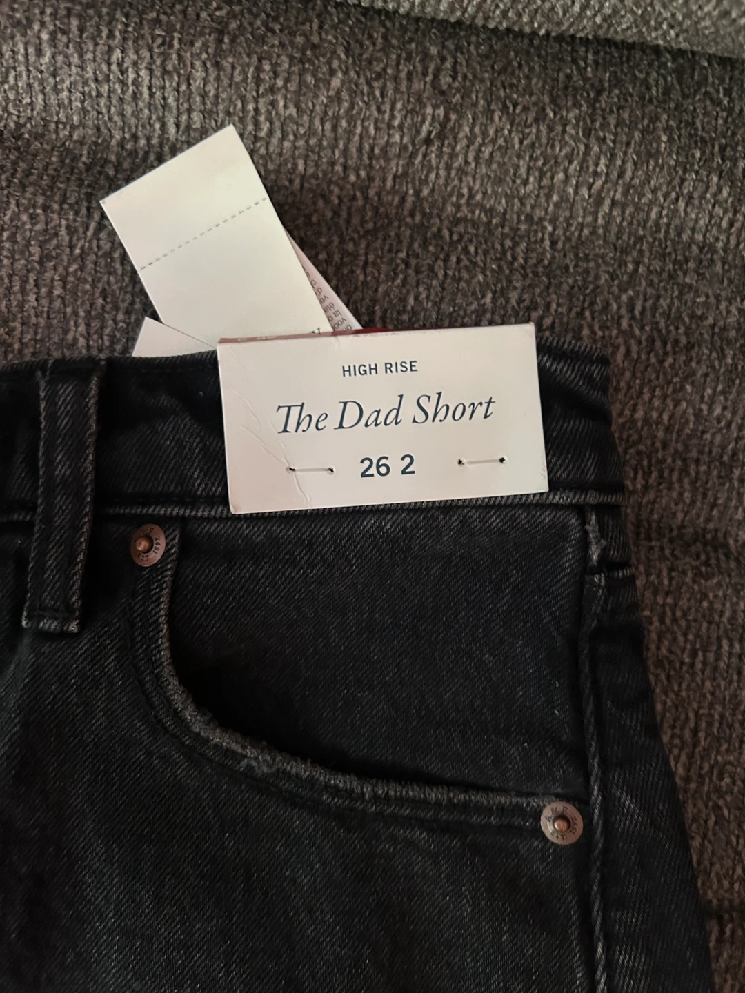 Abercrombie & Fitch The Dad Short - Black - Size 26 - photo 3