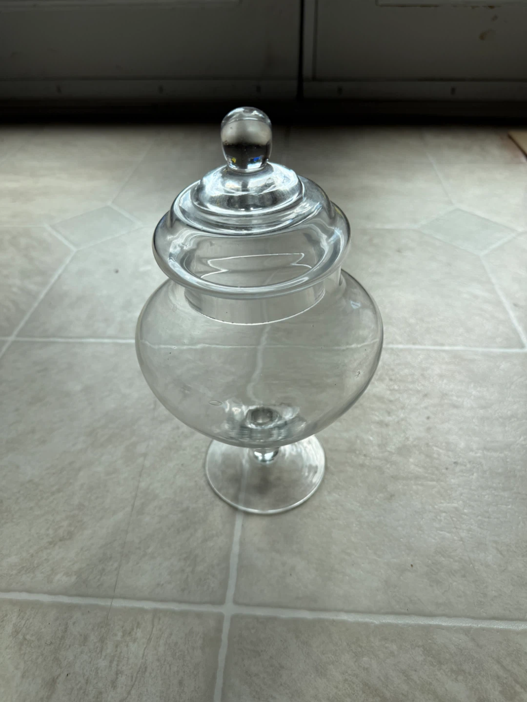 Crystal Lotus Flower Candlestick Holder - photo 3