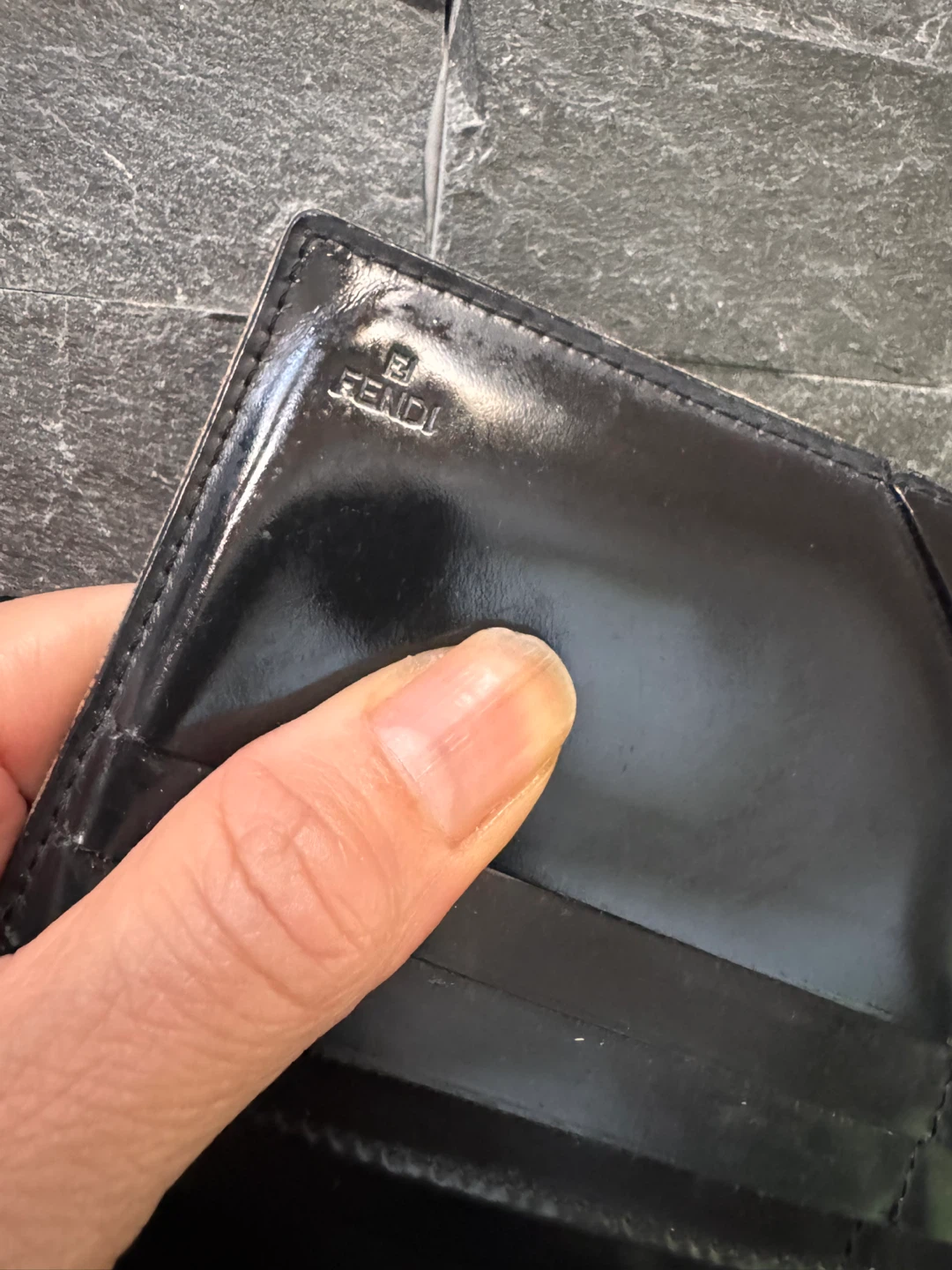 Fendi Black Zucca Pattern Wallet - photo 5