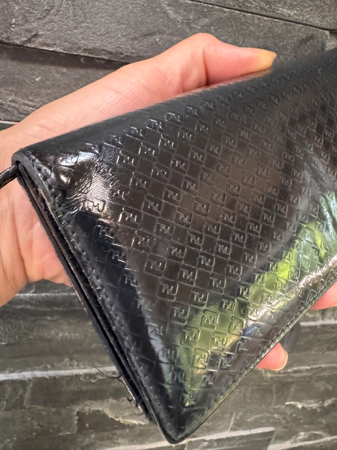 Fendi Black Zucca Pattern Wallet - photo 4