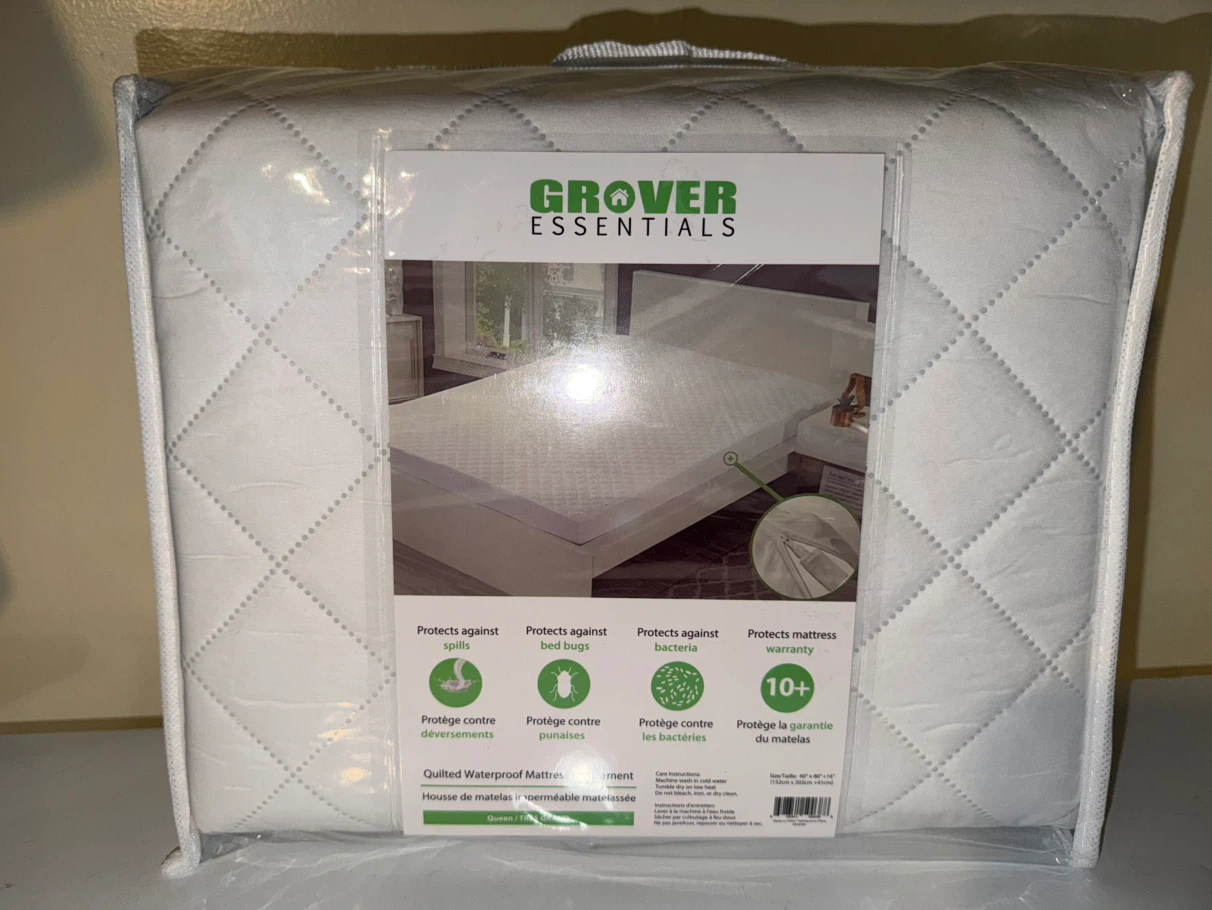 Grover Essentials Quilted Waterproof Mattress Protector Queen - photo 2