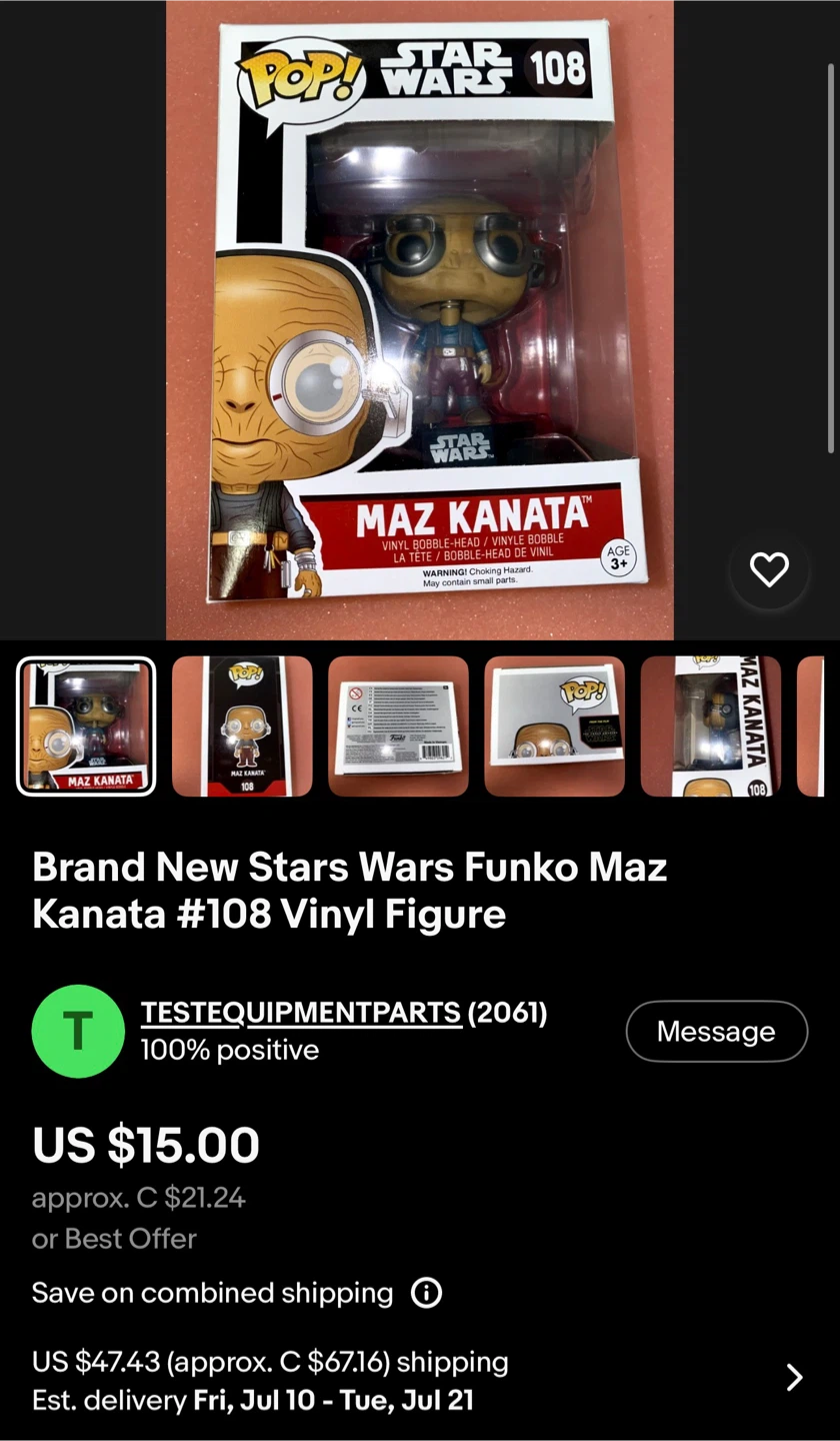 Funko Pop! Star Wars Vinyl Bobble-Heads - photo 2