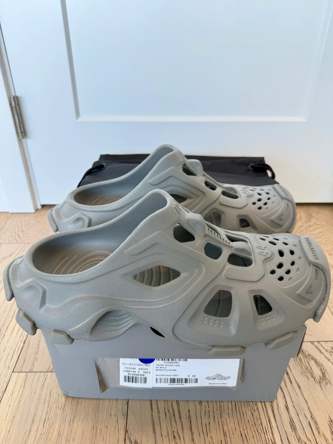 Balenciaga Grey HD Mule Size 44
