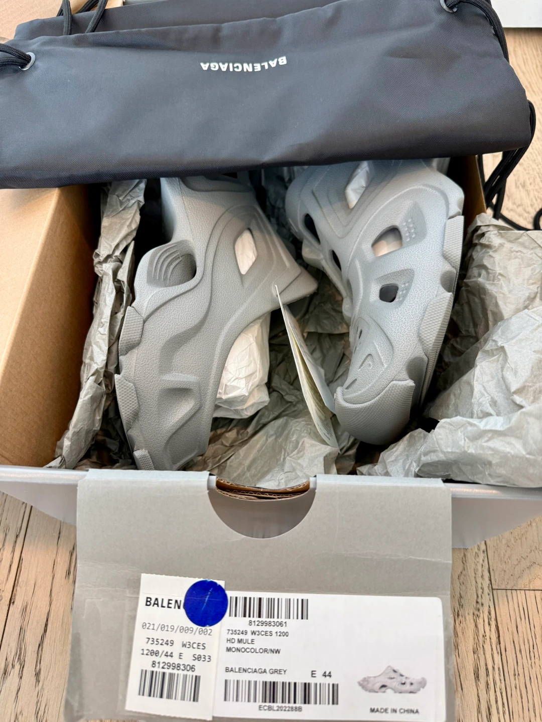 Balenciaga Grey HD Mule Size 44 - photo 5